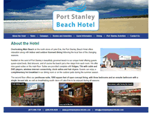 Tablet Screenshot of portstanleybeachhotel.com